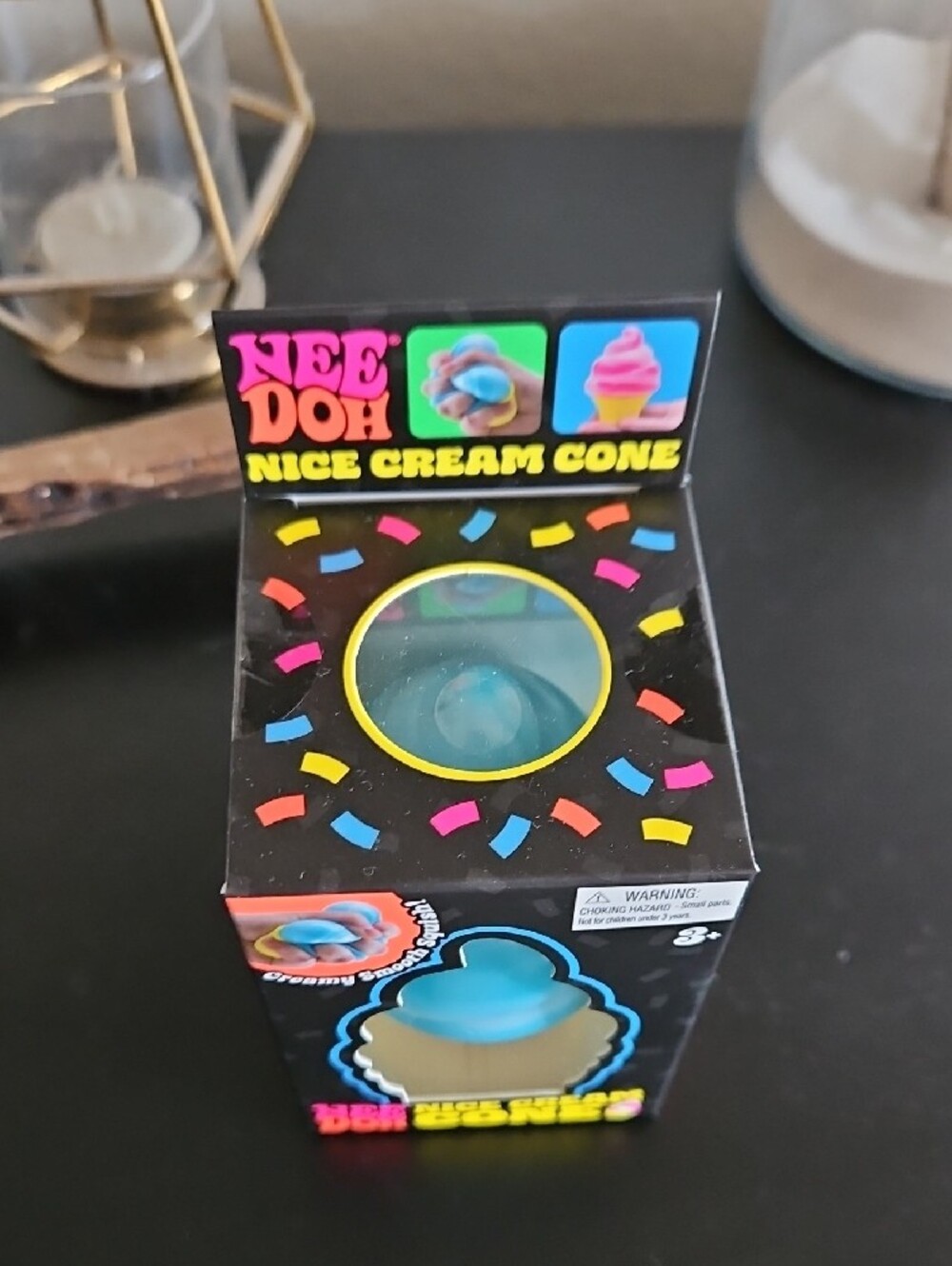 NeeDoh Nice Cream Cone Squishy Toy - NIB - Picture 2 of 4